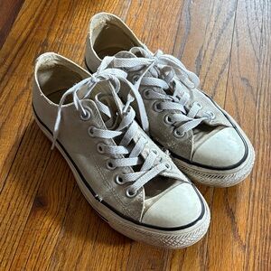 Converse Gray Low Top Sneakers